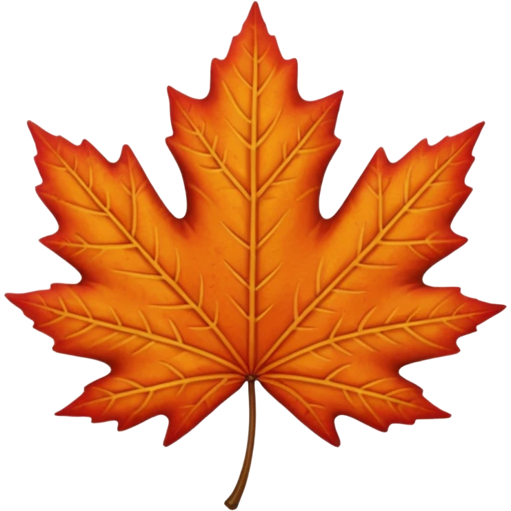 Fall leaf emoji