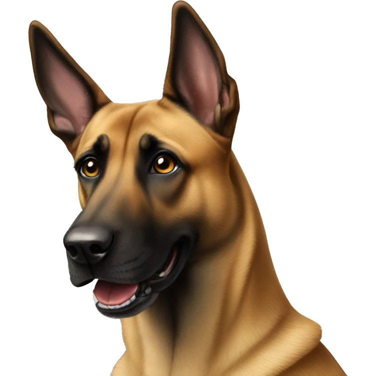 malinois prends des notes  emoji