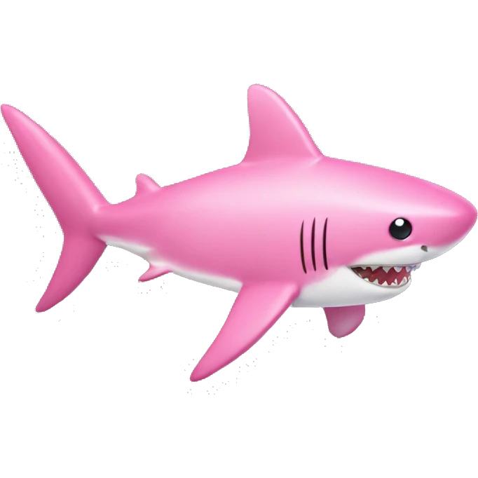 pink shark with big butt emoji