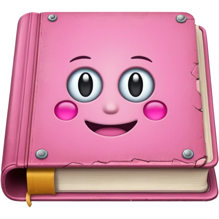 pink book emoji