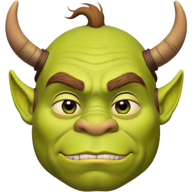 Голый Шрек emoji