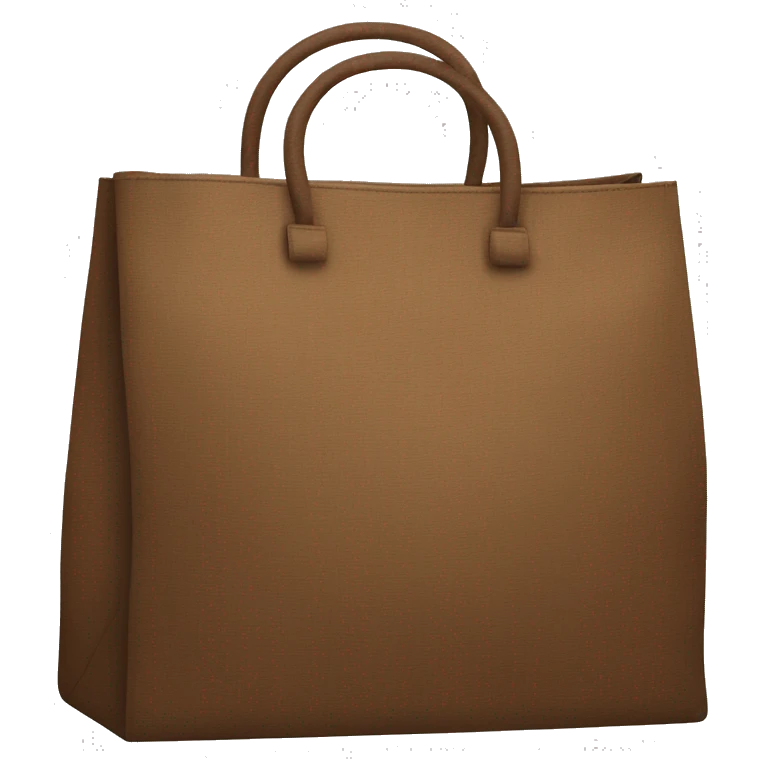Brown the tote bag emoji