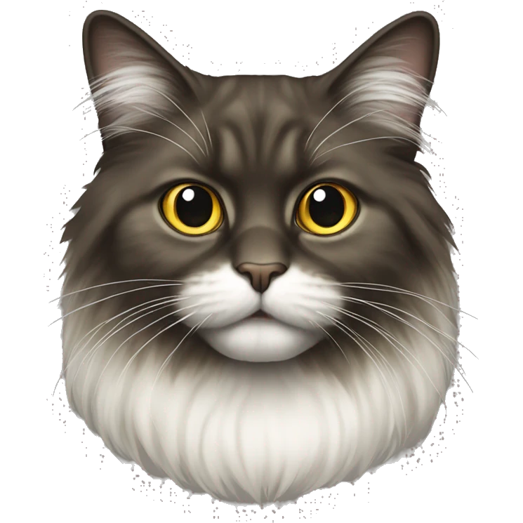 persia cat , long-hair emoji