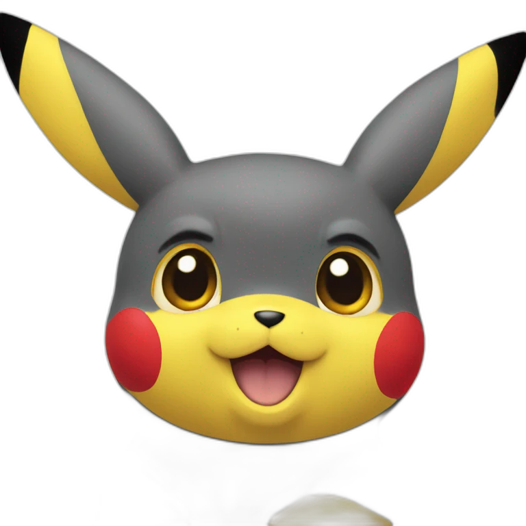 Pikachu tête emoji