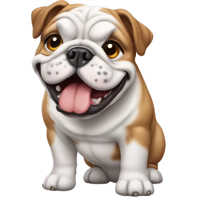 English bulldog  emoji