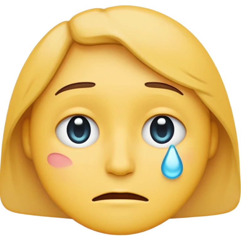 simple emoji icon, not a sticker,
single compact symbol,
simplified human face with small tears,
second simplified face nearby showing support,
very minimal emotion,
readable at 32x32 pixels,
flat pastel colors, thick outline,
transparent background, no gradients emoji