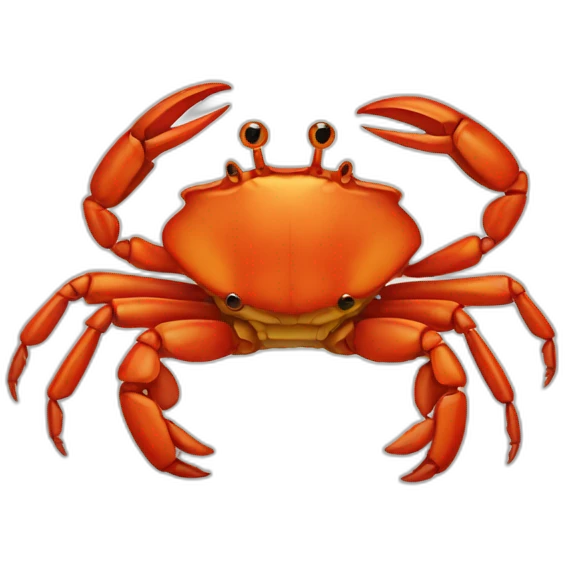 Crabe mignon emoji