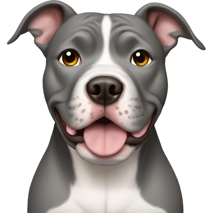 Grey pitbull emoji