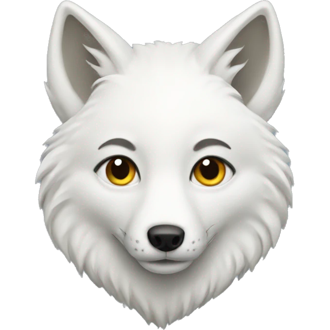White fox emoji