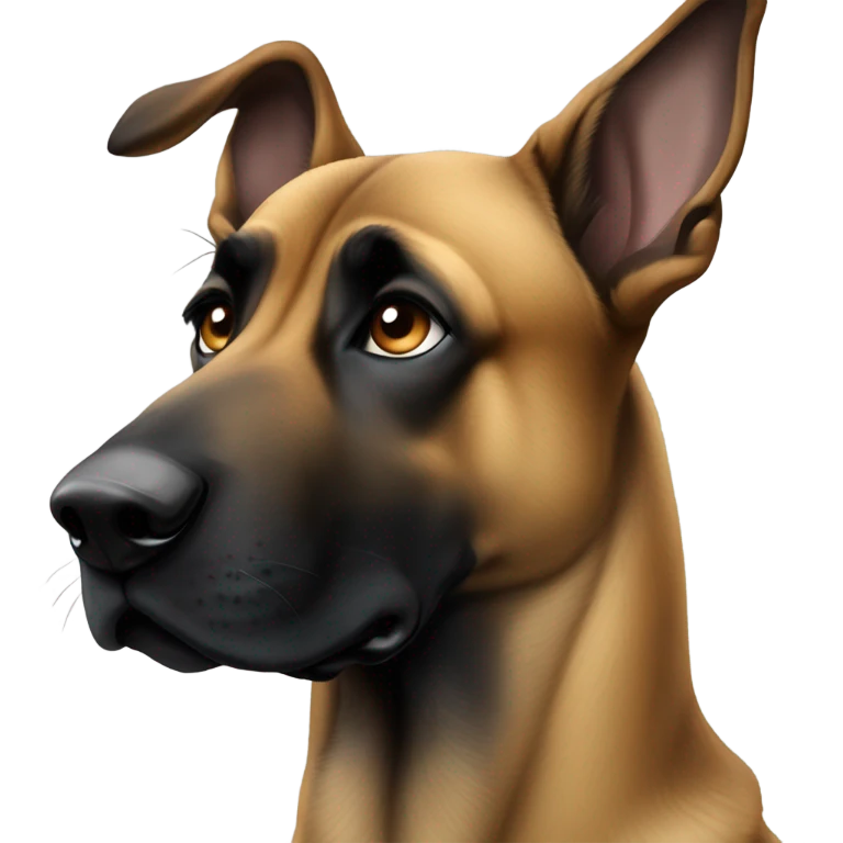 sad malinois emoji
