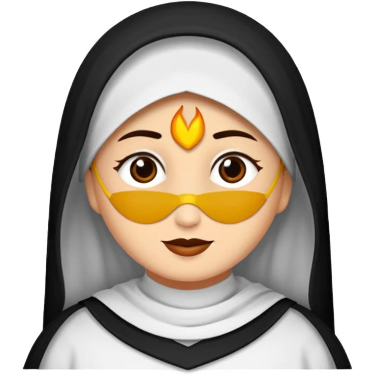 Uzun kirpikli koreli güzeller güzeli bir kadın emoji