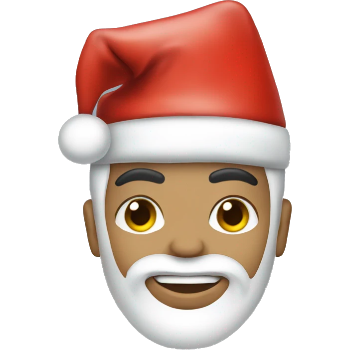 Elvis Presley with santa hat emoji