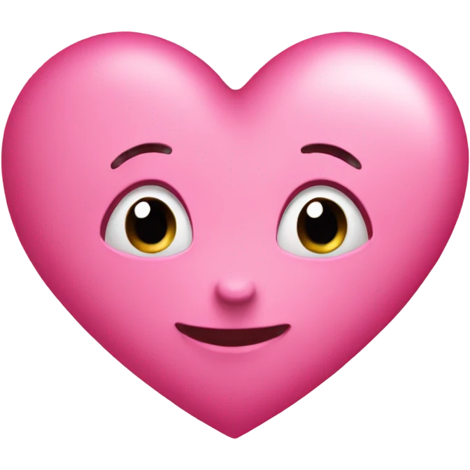 Pink heart  emoji