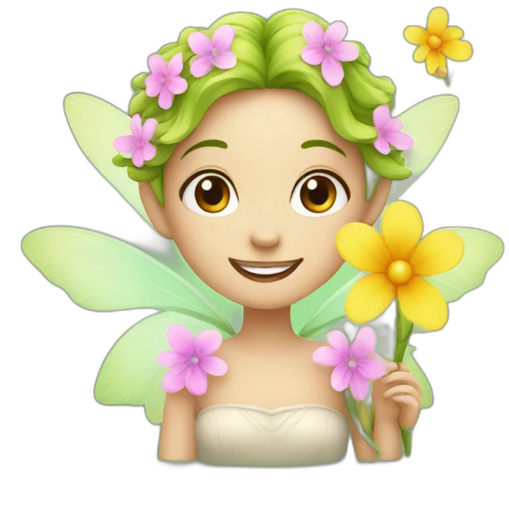 Fairy of flower emoji
