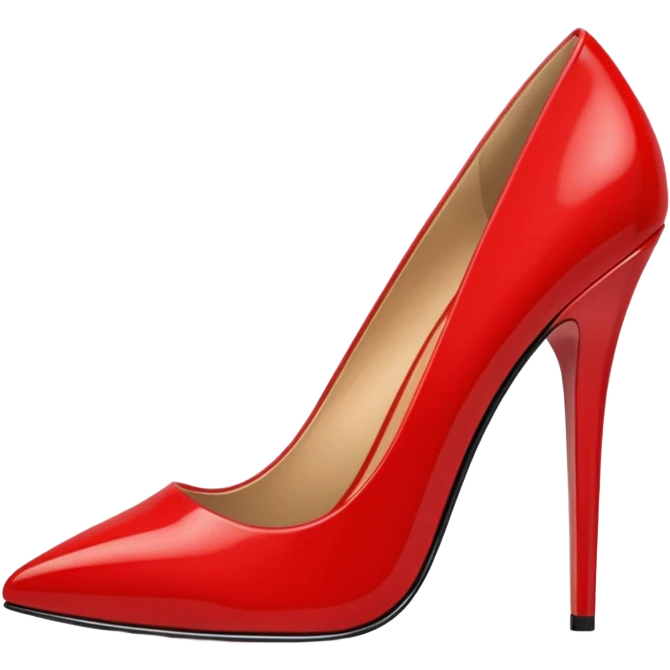 Red stiletto heels emoji