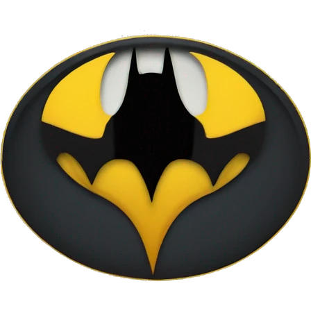 Batman logo emoji