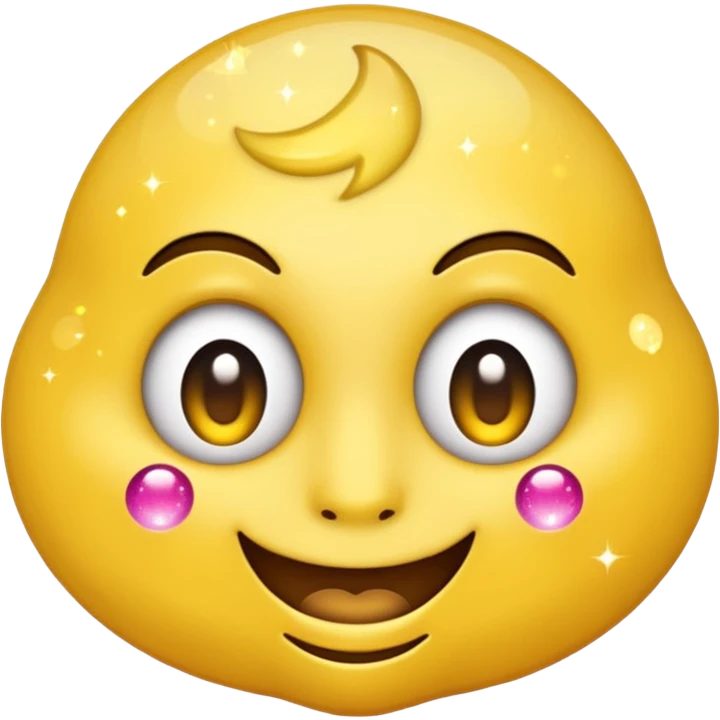 glorbo as a mischievous emoji with sparkles emoji