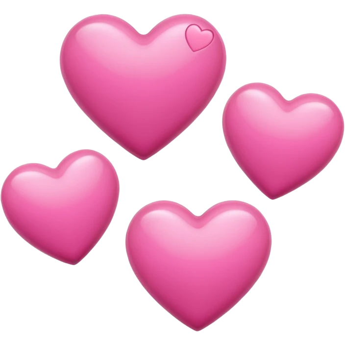 Pink hearts  emoji