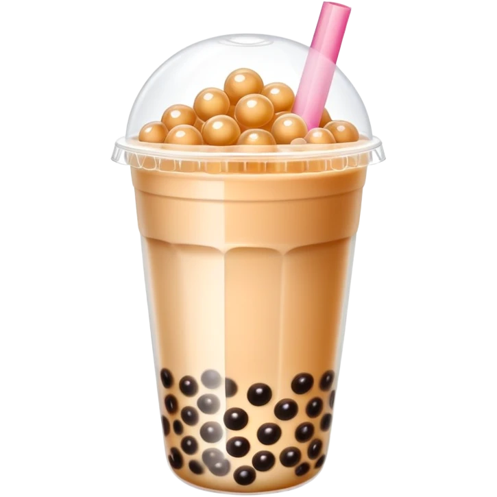 bubble tea with tapioca pearls emoji