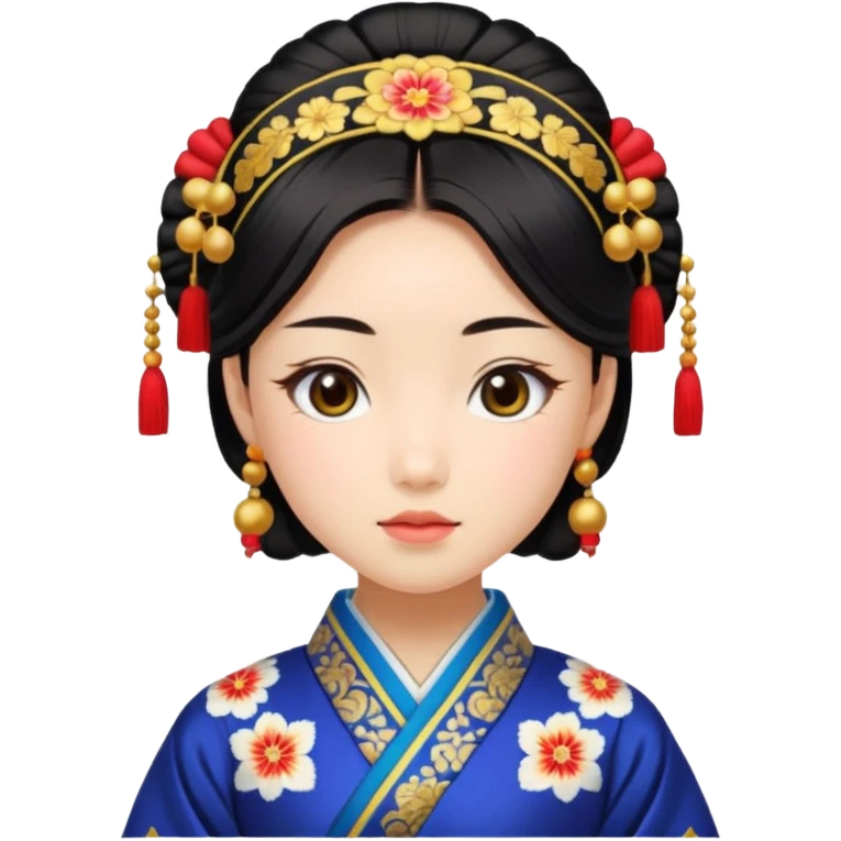 japanese girl in traditional costume emoji