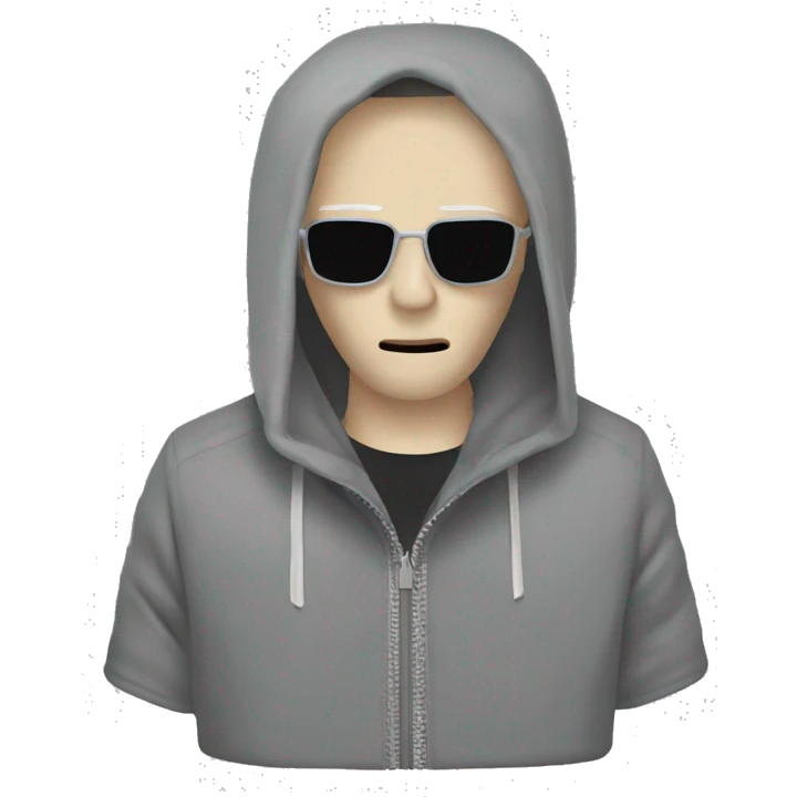 Grey rick owens geobasket  emoji