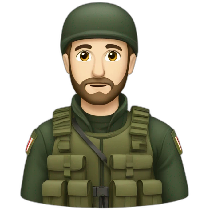 Combatant chechen emoji