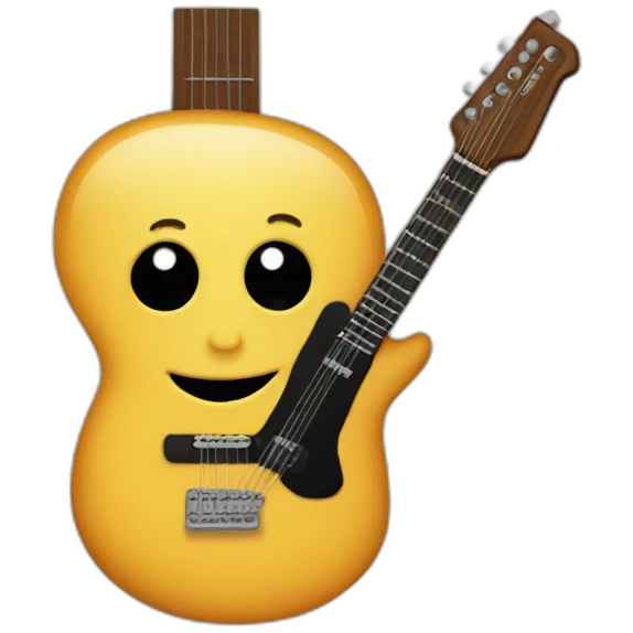 Guitard seule emoji