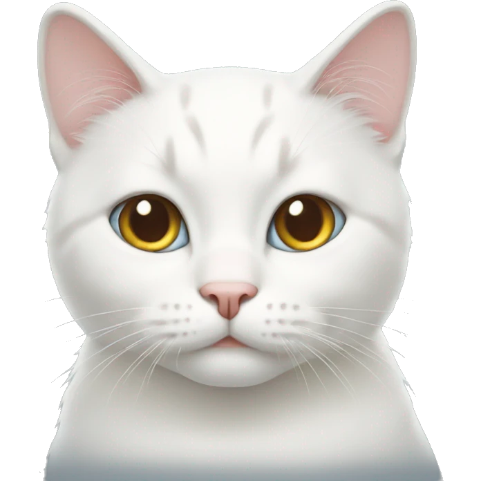 white cat emoji