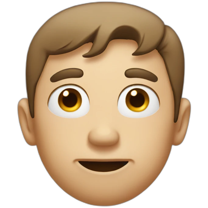 face with one finger on his nose emoji