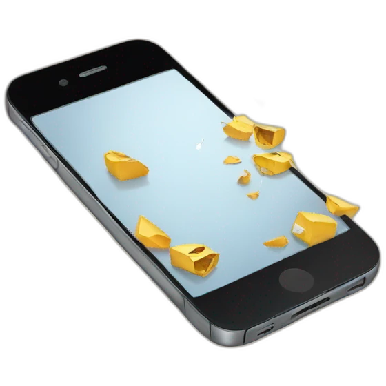 Broken iphone emoji