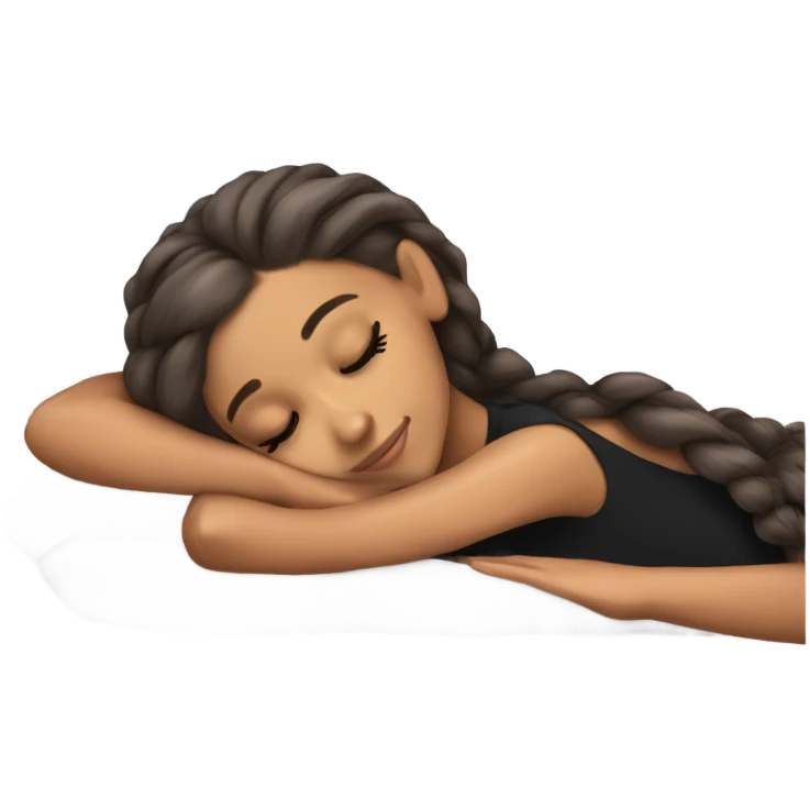 Ariana Grande sleeping emoji