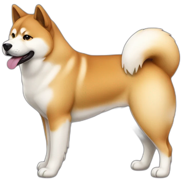 Akita inu roux femelle emoji