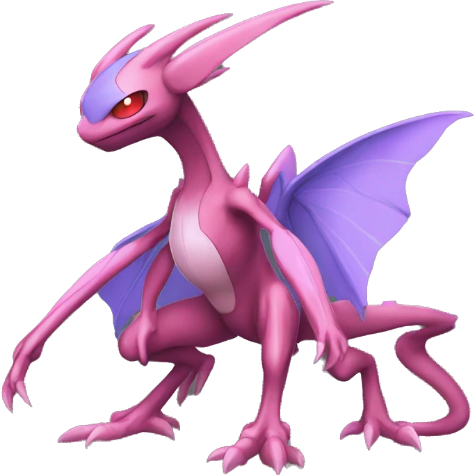  Genesect-Noibat-Flygon-Fakemon full body emoji