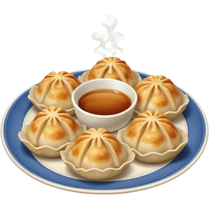 gyosa ball on plate emoji