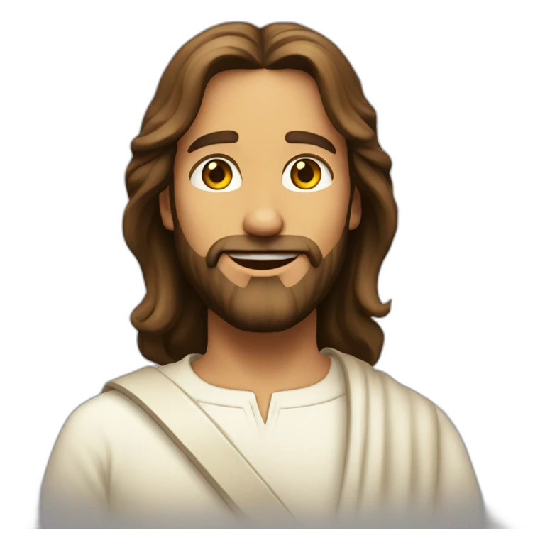 A Loving Jesus Who Sends Hearts of Love emoji