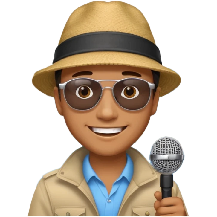 City Tour Guide man  emoji