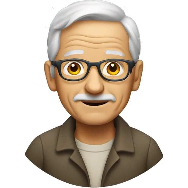 Elderly painter  emoji