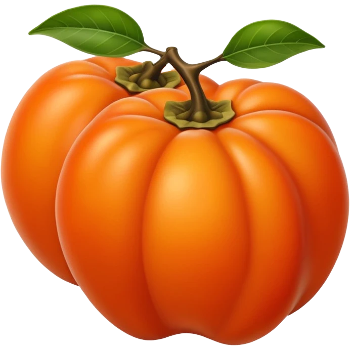 persimmon emoji