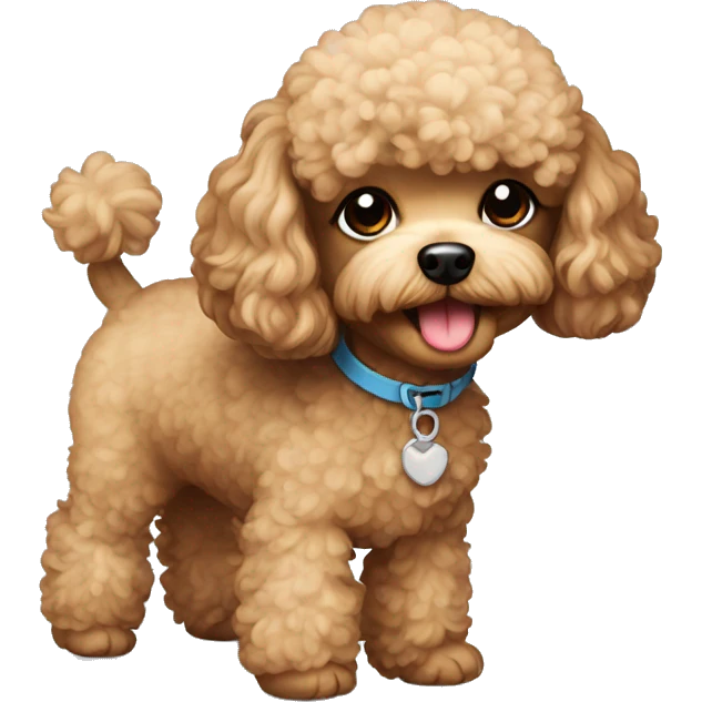 Toy poodle  emoji