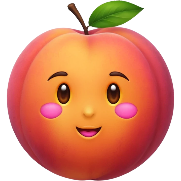 Juicy peach  emoji