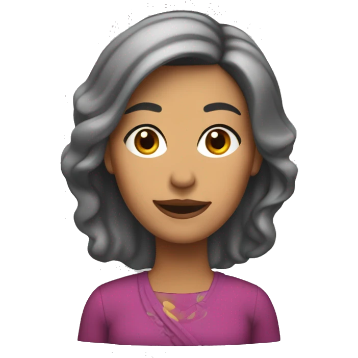 Mujer morena de 42años emoji