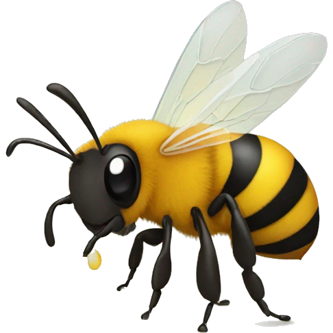 bee in distress emoji