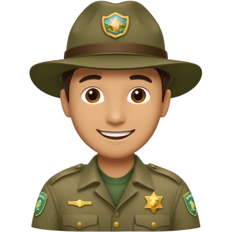 Male Park Ranger emoji