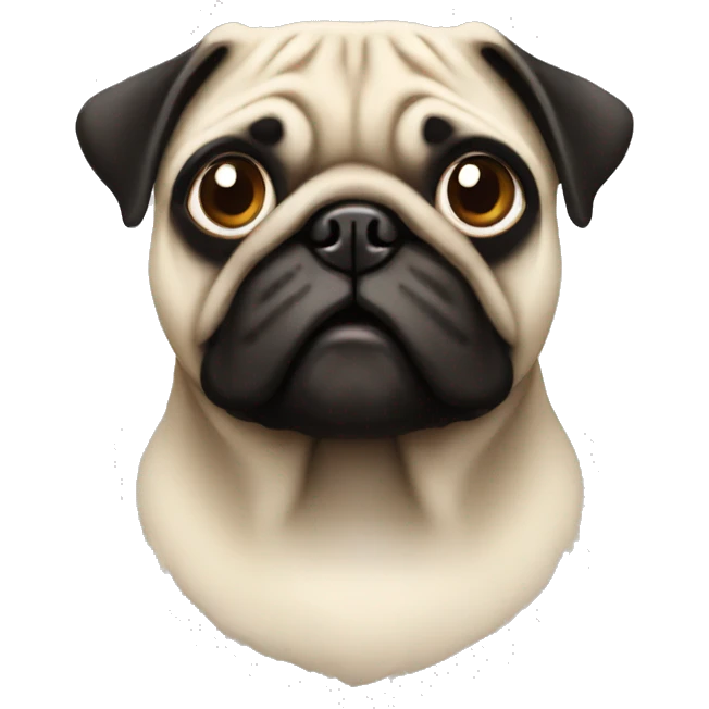  vector pug emoji