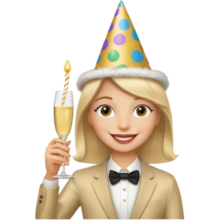 una festa di compleanno emoji