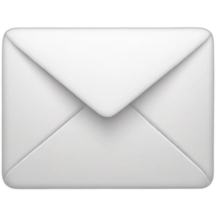 email logo all white emoji