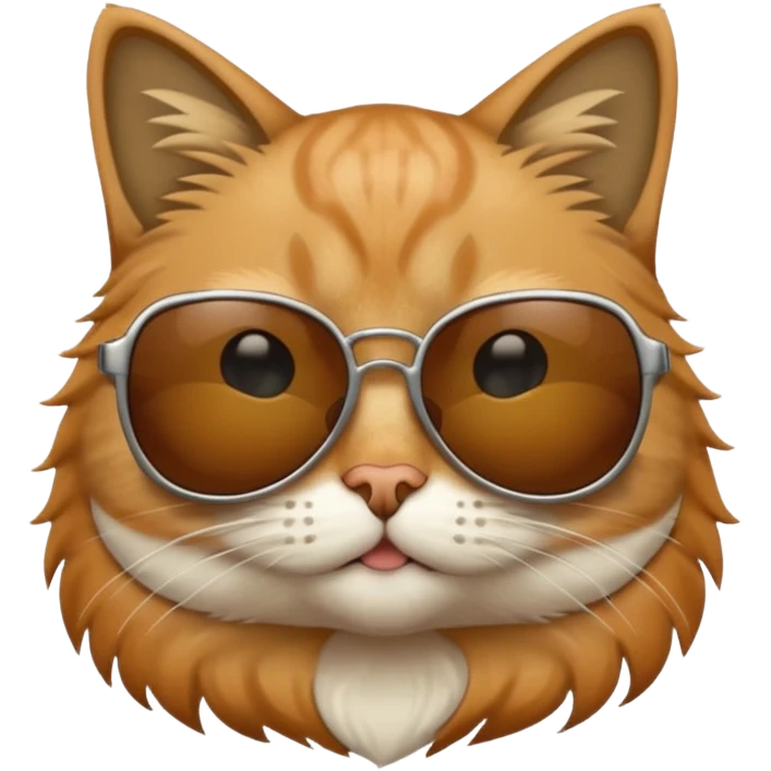 Cat wearing sunglasses emoji