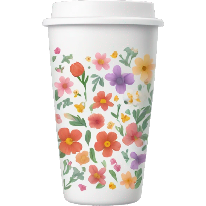 floral tumbler emoji