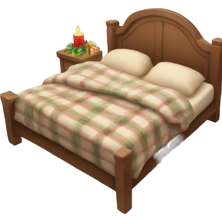 Cozy warm Christmas blanket emoji