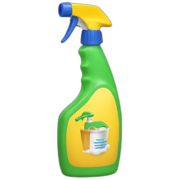 cleaning spray emoji